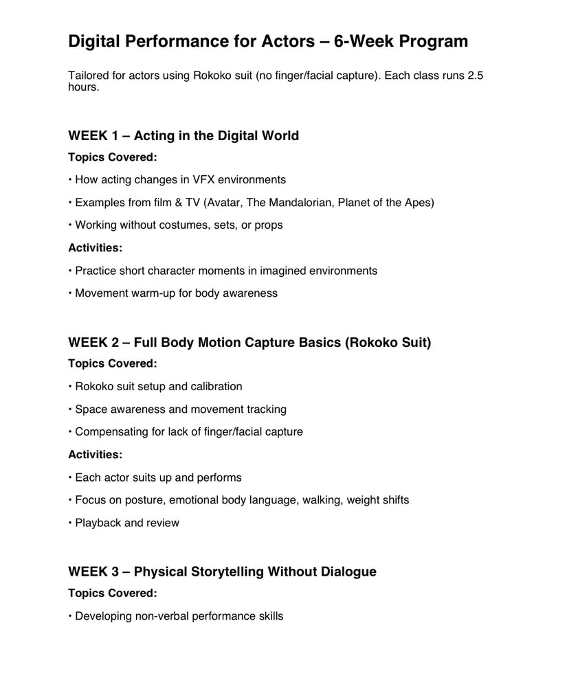 Digital Performance for Actors with Mathieu Taillefer