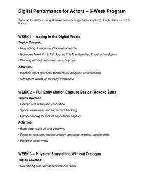 Digital Performance for Actors with Mathieu Taillefer